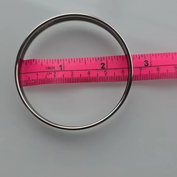 ** Authentic ** Hermes Bangle Bracelet Blue Black Enamel - Picture 7 of 8